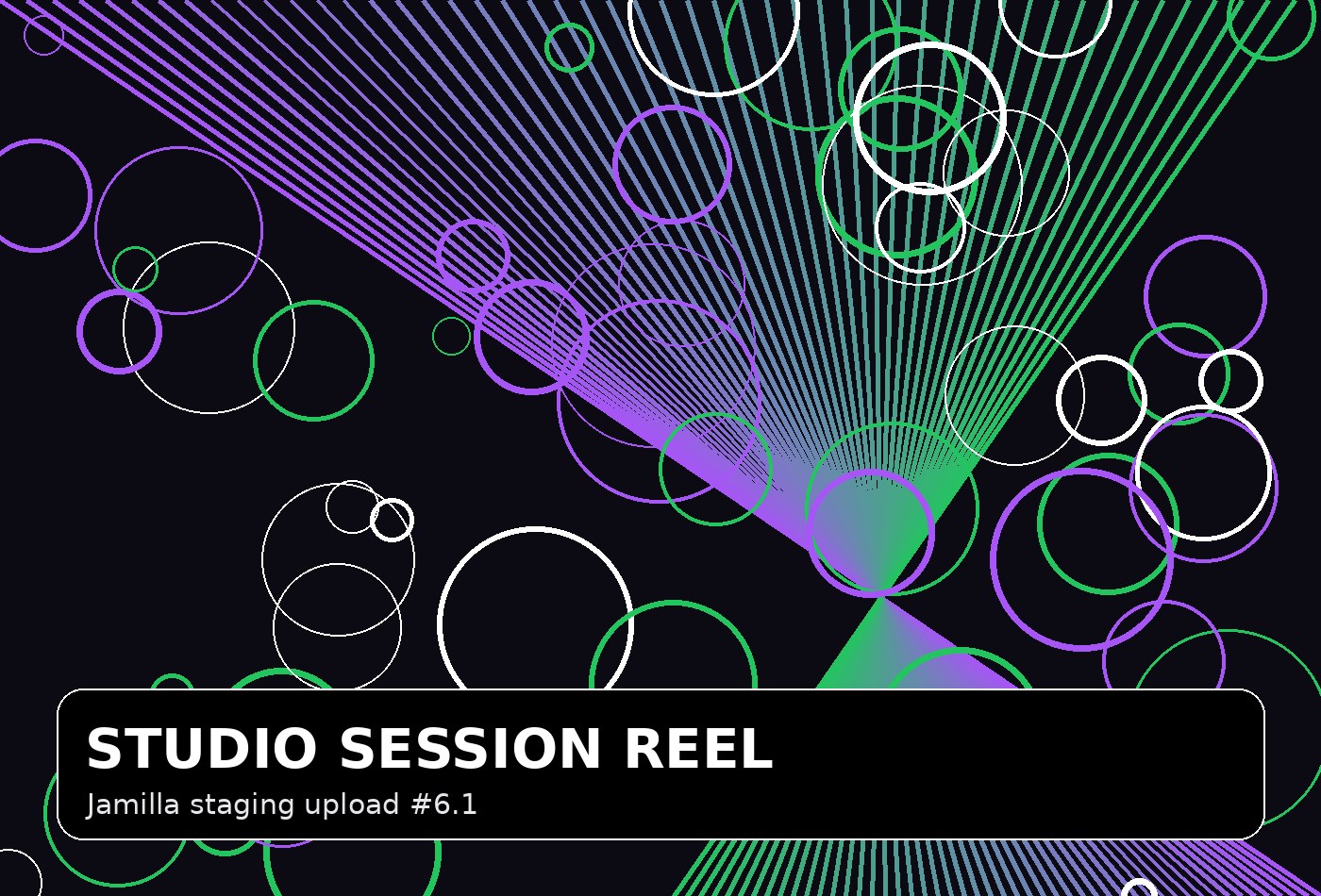 Studio Session Reel
