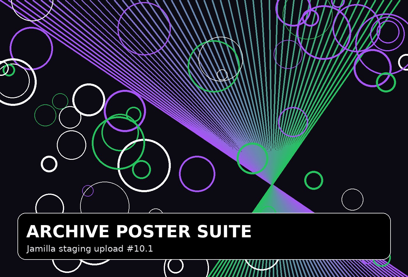 Archive Poster Suite